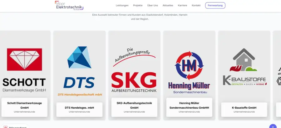 🌐 Erweiterung unserer Webseite mit Kundenreferenzen