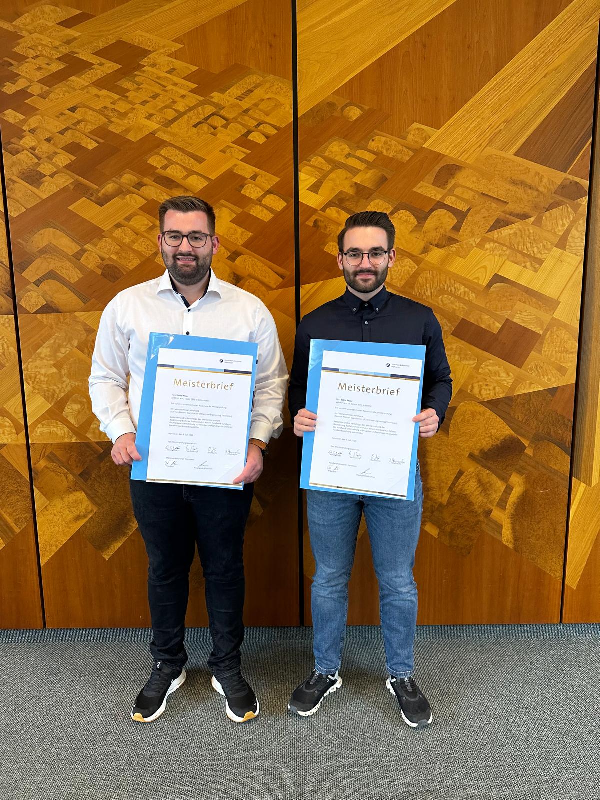 🎓 Meisterbrief-Übergabe bei der Handwerkskammer Hannover – Elektromeister im Handwerk ⚡